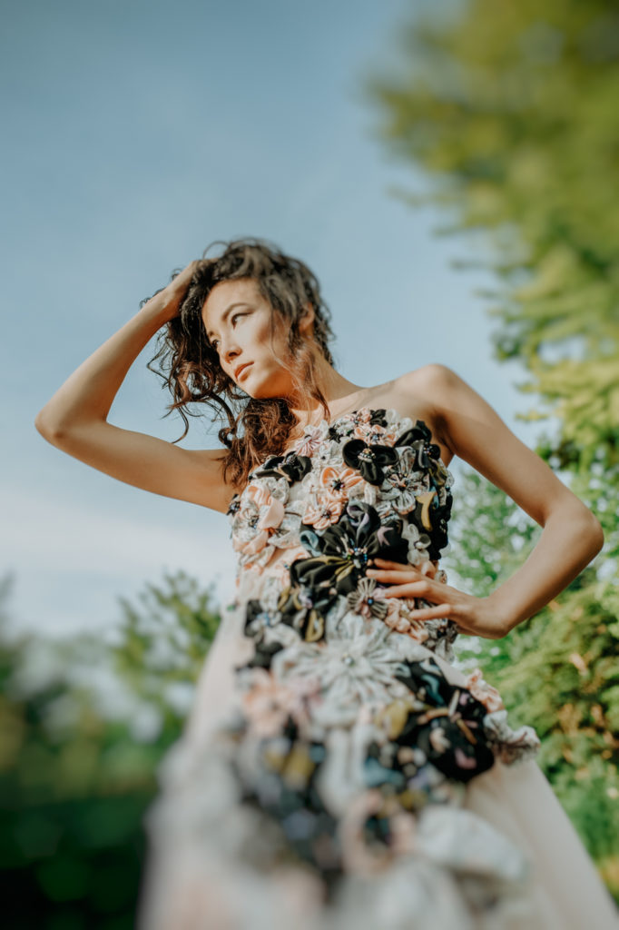 Individuelle Portraitfotografie im Freien.