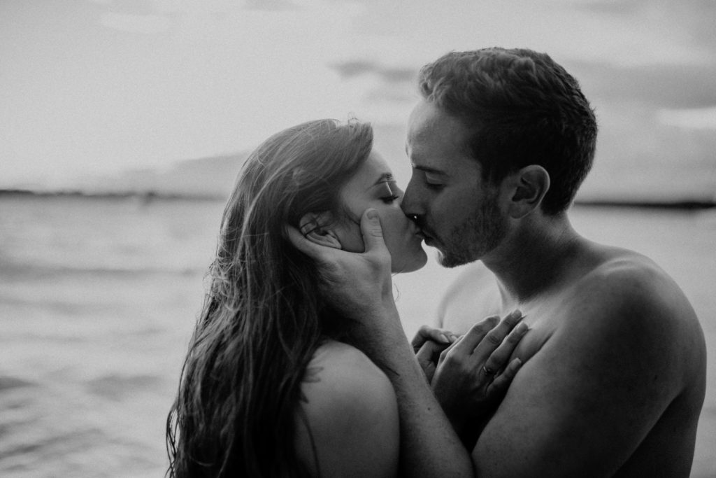Pärchenshooting im Wasser, am Ammersee.