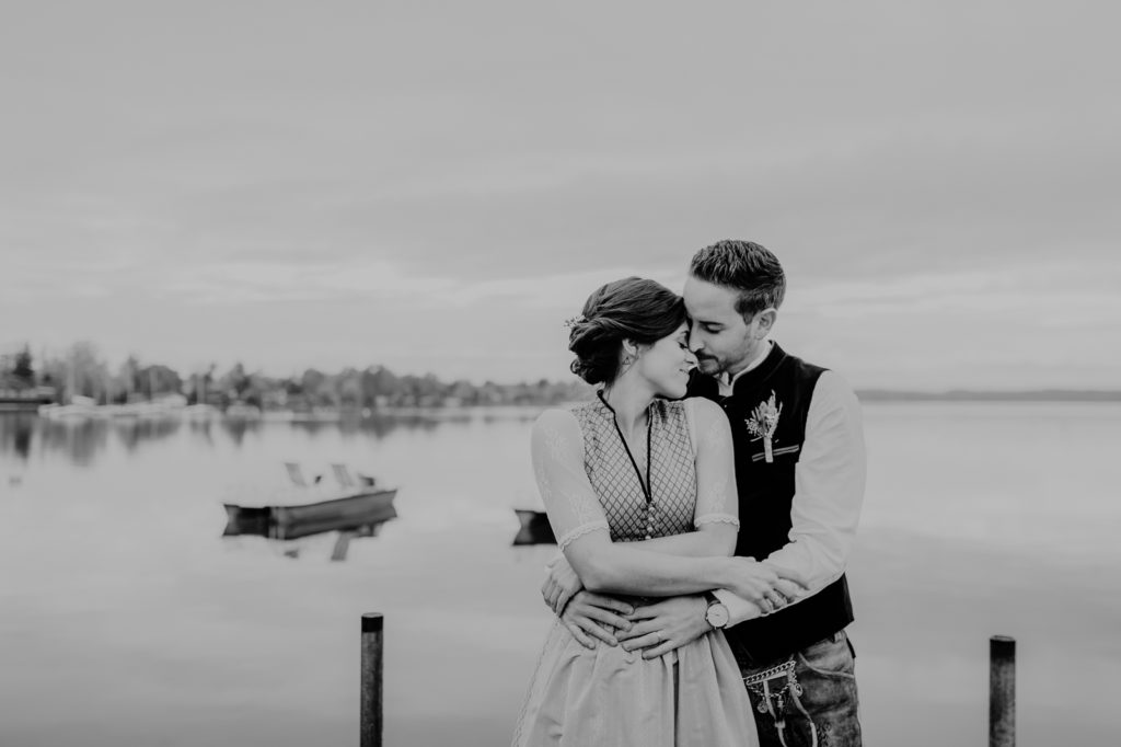 Hochzeit am Wörthsee. Bilder einer Hochzeitsreportage am Wörthsee im Landkreis Starnberg.