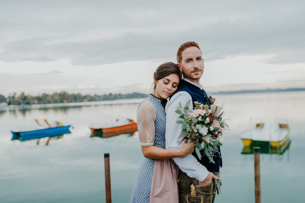 Hochzeit am Wörthsee. Bilder einer Hochzeitsreportage am Wörthsee im Landkreis Starnberg.