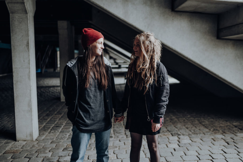 Halbportrait eines Paares | Fotografin im Raum München für Paarfotografie