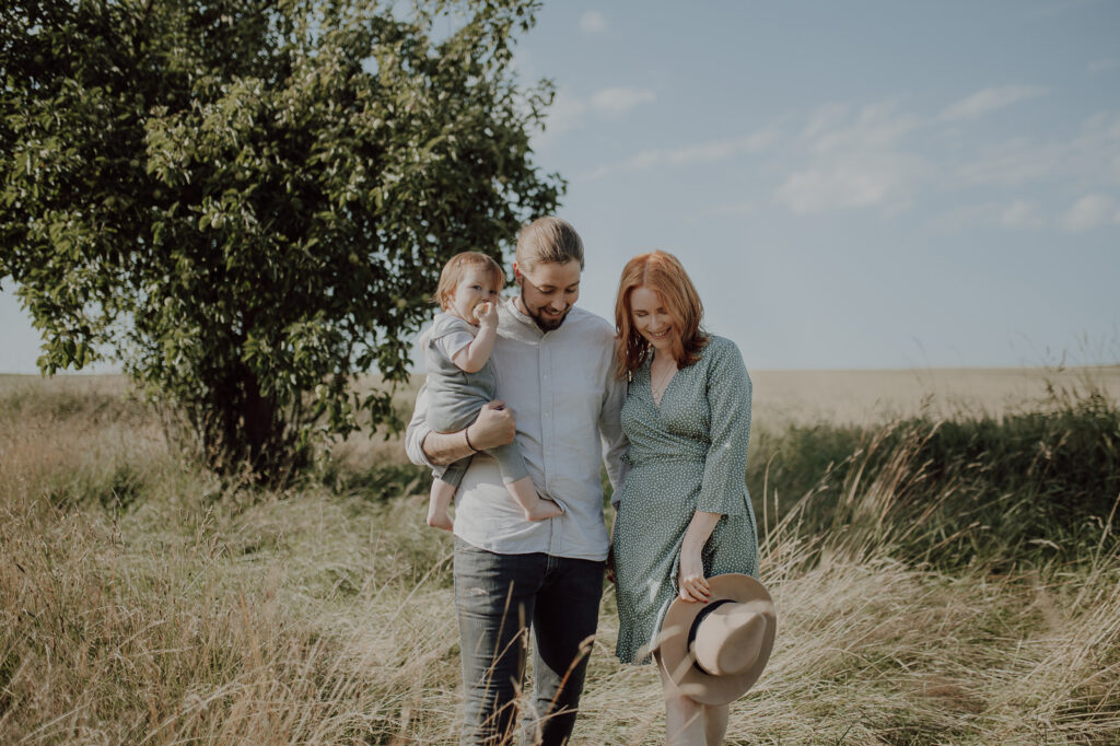 Natürliche Familienbilder