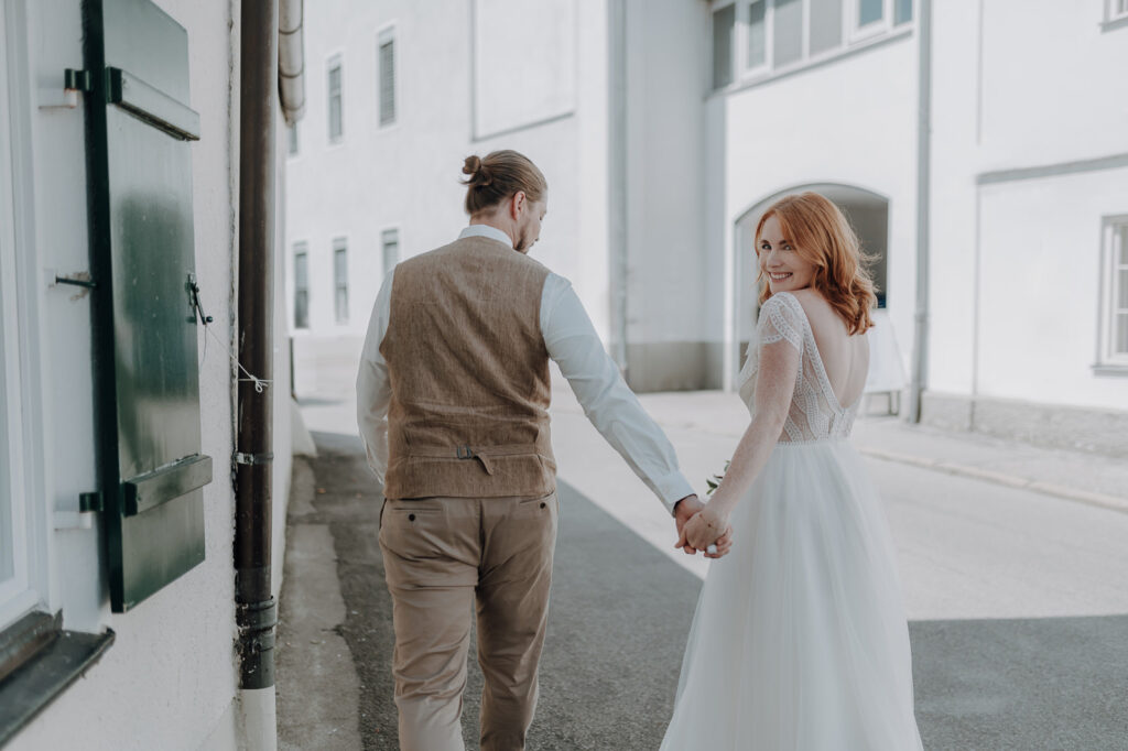 Brautpaarportraits an der Aumühle Fürstenfeldbruck.