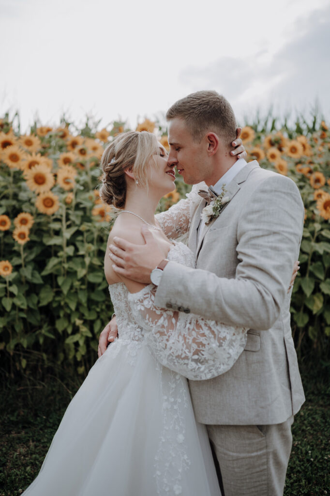 Portraitaufnahmen des Brautpaares