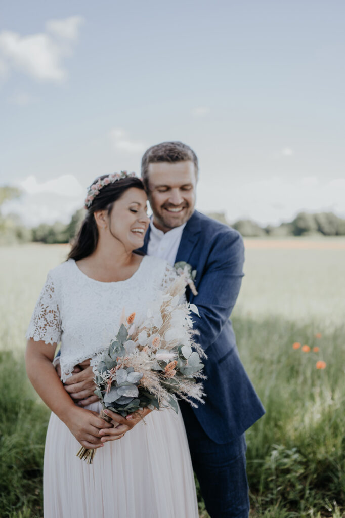 Reportageaufnahmen einer freien Trauung am See