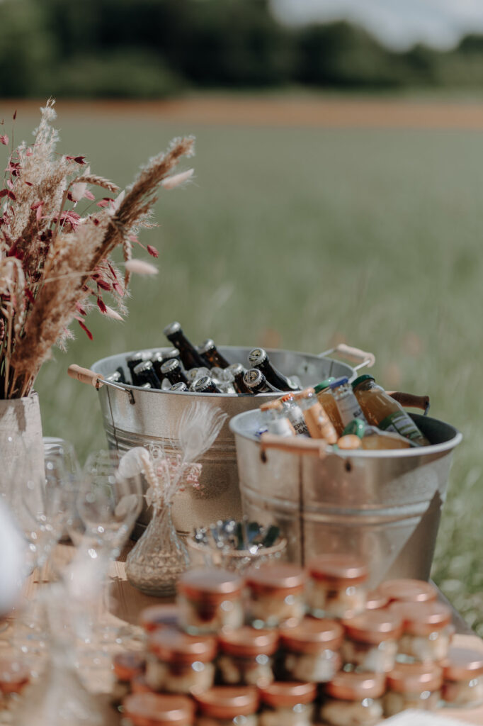 Reportageaufnahmen einer freien Trauung am See