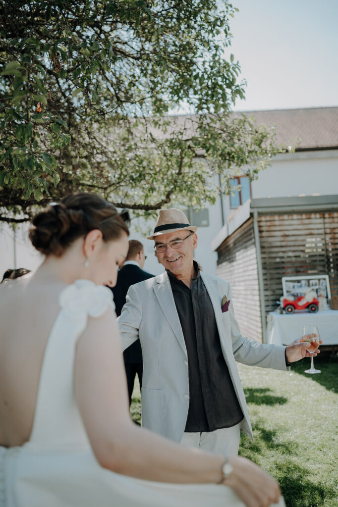 Hochzeitsfeierlichkeiten im Veranstaltungsforum Fürstenfeld.