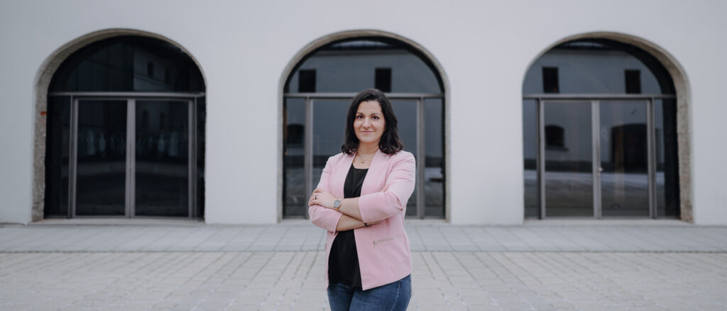 Businessportrait modern in natürlicher Umgebung